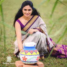 Timeless Tradition: Sundari Semi Handloom Gold Zari Cotton Saree - Kaithari Nesavu Sarees