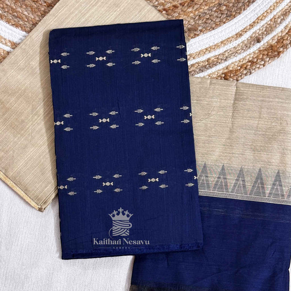 Raw Silk Salwar Set with Matching Dupatta (Unstitched)