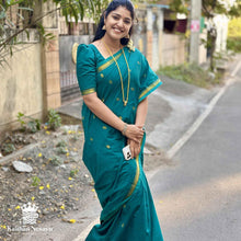Thara: Where Tradition Meets Glamour - Gold Zari Saree - Kaithari Nesavu Sarees