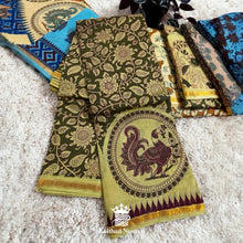Fresh Green Chanderi Cotton Kalamkari Annam Print Saree by Kaithari Nesavu – Soft, Elegant, and Perfect for Summer – Limited Offer at ₹1099 only 