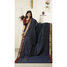 Premium Checked Peacock Design Pure Cotton Saree