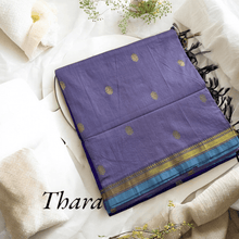 Thara: Shine in Gold - Zari Embellished Cotton Saree - Kaithari Nesavu Sarees