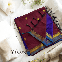 Thara: Shine in Gold - Zari Embellished Cotton Saree - Kaithari Nesavu Sarees