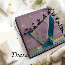 Thara: Shine in Gold - Zari Embellished Cotton Saree - Kaithari Nesavu Sarees