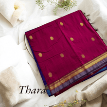 Thara: Shine in Gold - Zari Embellished Cotton Saree - Kaithari Nesavu Sarees