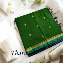 Thara: Shine in Gold - Zari Embellished Cotton Saree - Kaithari Nesavu Sarees