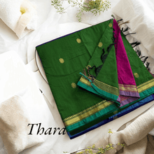 Thara: Shine in Gold - Zari Embellished Cotton Saree - Kaithari Nesavu Sarees