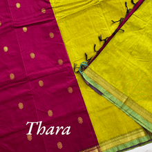 Thara: Shine in Gold - Zari Embellished Cotton Saree - Kaithari Nesavu Sarees