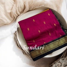 Kaithari Nesavu Sundari: Elegance in Gold - Semi Handloom Cotton Saree - Kaithari Nesavu Sarees