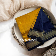 Timeless Tradition: Sundari Semi Handloom Gold Zari Cotton Saree