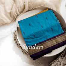 Sundari: Festival Finesse - Gold Zari Semi Handloom Pure Cotton - Kaithari Nesavu Sarees