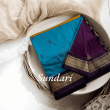 Sundari: Festival Finesse - Gold Zari Semi Handloom Pure Cotton - Kaithari Nesavu Sarees