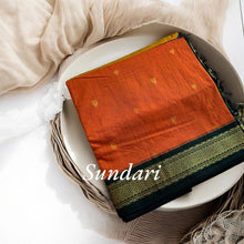 Timeless Tradition: Sundari Semi Handloom Gold Zari Cotton Saree - Kaithari Nesavu Sarees