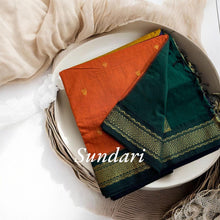 Timeless Tradition: Sundari Semi Handloom Gold Zari Cotton Saree - Kaithari Nesavu Sarees