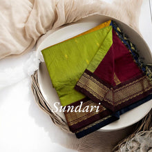 Timeless Tradition: Sundari Semi Handloom Gold Zari Cotton Saree