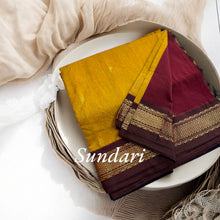 Timeless Tradition: Sundari Semi Handloom Gold Zari Cotton Saree