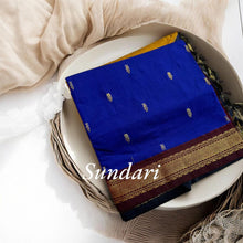 Timeless Tradition: Sundari Semi Handloom Gold Zari Cotton Saree - Kaithari Nesavu Sarees