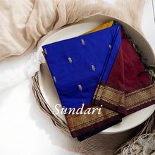 Timeless Tradition: Sundari Semi Handloom Gold Zari Cotton Saree