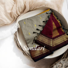 Kaithari Nesavu Sundari: Elegance in Gold - Semi Handloom Cotton Saree - Kaithari Nesavu Sarees