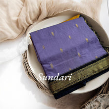 Timeless Tradition: Sundari Semi Handloom Gold Zari Cotton Saree - Kaithari Nesavu Sarees
