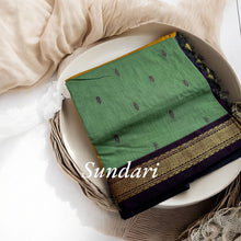 Sundari: Festival Finesse - Gold Zari Semi Handloom Pure Cotton