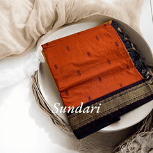 Sundari: Festival Finesse - Gold Zari Semi Handloom Pure Cotton - Kaithari Nesavu Sarees