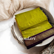 Timeless Tradition: Sundari Semi Handloom Gold Zari Cotton Saree - Kaithari Nesavu Sarees