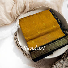 Timeless Tradition: Sundari Semi Handloom Gold Zari Cotton Saree - Kaithari Nesavu Sarees