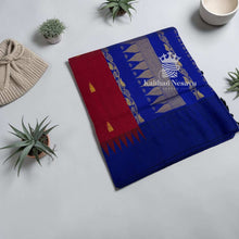 Kalyani Cotton Saree | Temple Border & Butta Thread Work | Gold Zari Pallu