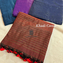 Khadi Cotton Sarees by Kaithari Nesavu Sarees - Kaithari Nesavu Sarees
