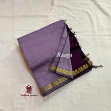 Madhavi Semi Handloom Saree : Gold and Cotton Perfection