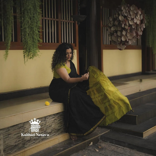 Madhavi: Gold and Cotton Perfection
