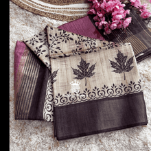 Pastel Pink Semi Ghicha Saree with Soft Digital Print – Summer-Friendly Designer Saree by Kaithari Nesavu, Perfect for Day Functions