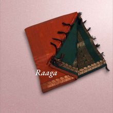 Copper Radiance: Raaga Saree for Festive Occasions