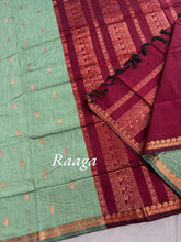 Copper Radiance: Raaga Saree for Festive Occasions - Kaithari Nesavu Sarees