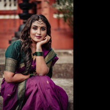 Sundari Gold Zari Semi Handloom Cotton Saree: Tradition Refined - Kaithari Nesavu Sarees