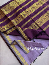 Golden Radiance: Madhavi Semi Handloom Saree