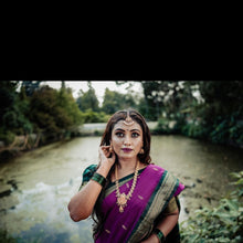 Sundari Gold Zari Semi Handloom Cotton Saree: Tradition Refined - Kaithari Nesavu Sarees
