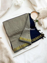 Golden Radiance: Madhavi Semi Handloom Saree