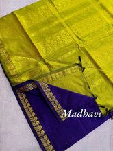 Golden Radiance: Madhavi Semi Handloom Saree