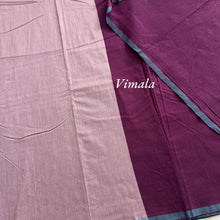 Vimala Pure Cotton Saree with Contrast Pallu and Border
