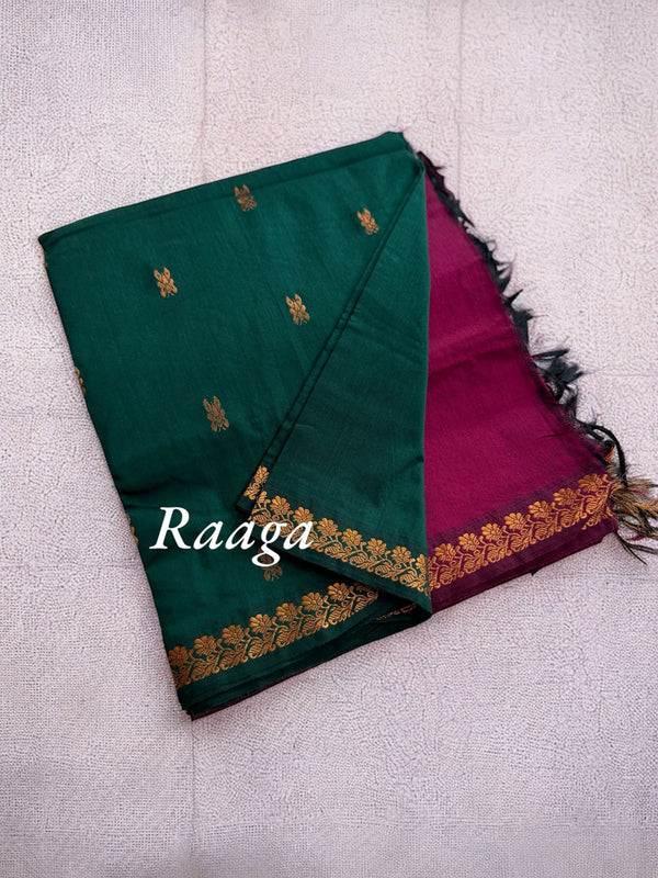 Copper Radiance: Raaga Saree for Festive Occasions