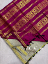 Madhavi: Gold and Cotton Perfection - Kaithari Nesavu Sarees