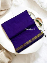 Golden Radiance: Madhavi Semi Handloom Saree