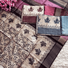 Premium Semi Ghicha Saree with Artistic Digital Print – Statement Ethnic Wear from Kaithari Nesavu for Traditional Events