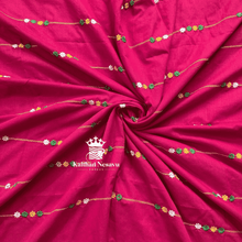 Purchase Pink Pure 120 Count Mul Cotton Saree with Floral Embroidery and Stylish Tassels - Light and Elegant Dailywear Saree ₹980 - Kaithari Nesavu