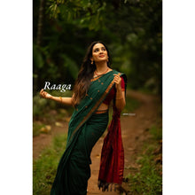 Copper Radiance: Raaga Saree for Festive Occasions - Kaithari Nesavu Sarees