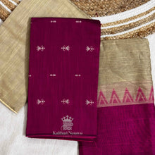 Soft Rani Pink Raw Silk Salwar Set – Lightweight Ethnic Summer Wear by Kaithari Nesavu – Special Price ₹1099