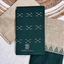 Sumathi Green Raw Silk Salwar Set by Kaithari Nesavu – Lightweight, Elegant Summer Salwar – Only ₹1099