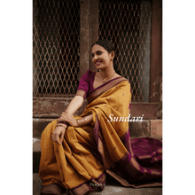 Sundari: Festival Finesse - Gold Zari Semi Handloom Pure Cotton - Kaithari Nesavu Sarees